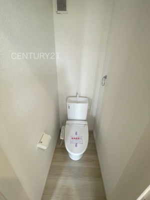 【トイレ】 | 前橋市朝倉町２期１号棟 | ２階トイレです。
保温便座付きです。