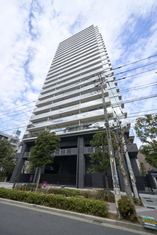 プラウドタワー亀戸クロスブライトタワーの外観
