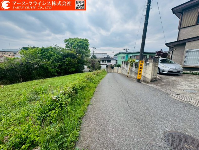 【前面道路含む現地写真】 | 柏市大井　全3区画 | 西側約4ｍの公道となります。