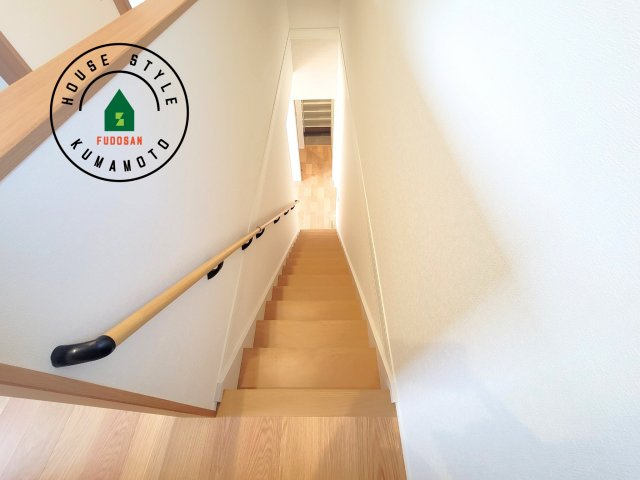 熊本市西区池亀町第1-2棟（2号棟）の内観：施工例|広々した開放的な空間がつくれます。