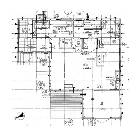 熊本市西区池亀町第1-2棟（2号棟）の区画図|配置図（2号棟）
