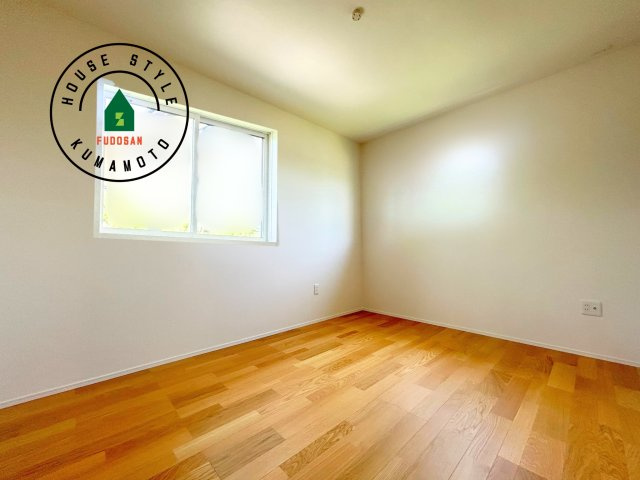 熊本市西区池亀町第1-2棟（2号棟）の内観：施工例|将来的に、琉球畳を引きまして和室風にすることも可能です。