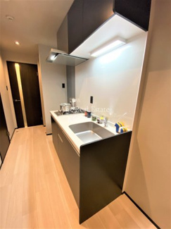 【キッチン】 | ブエナビスタ西天満 | 2口ガスコンロ！収納が豊富なキッチンです！