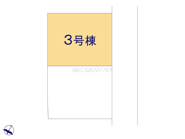 桶川市加納6期　新築一戸建て　グラファーレ　03の区画図|3号棟