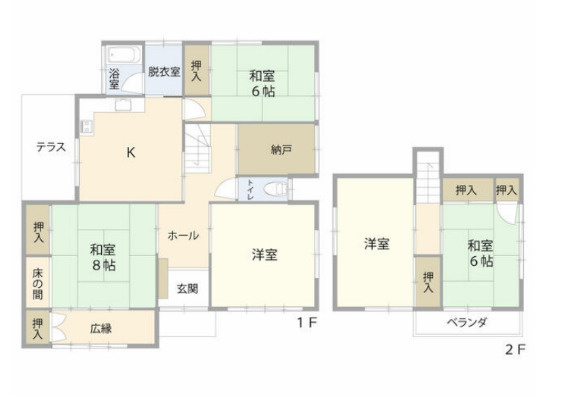 売中古戸建　沼津市東椎路の間取り