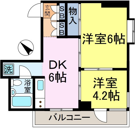 アフェール・J・新小岩の間取り