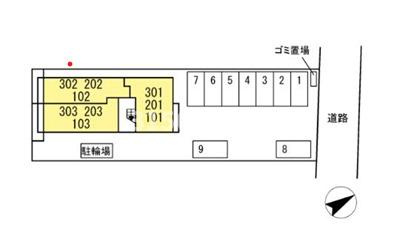 Grand Felicia(グランフェリシア)の区画図