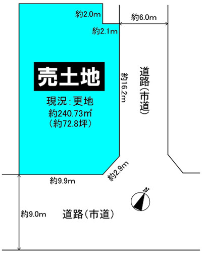 【土地図】 | 清見台２丁目 土地