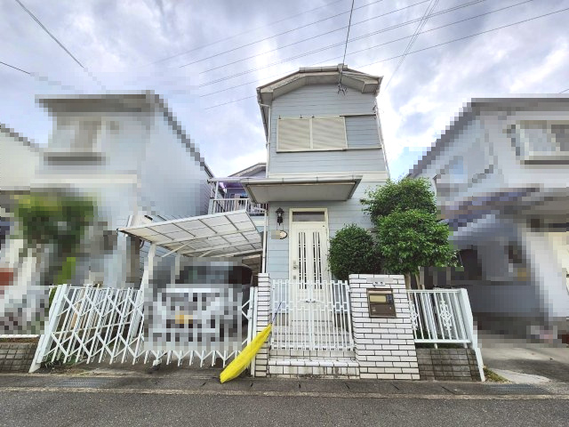 【成約済】向日市上植野町菱田の前面道路含む現地写真|平坦な地勢で、建築や日常の暮らしがしやすい土地です。