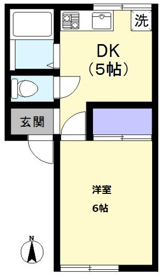 ハイツふじの間取り