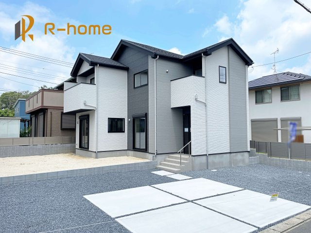 水戸市河和田町11期　新築戸建て　1号棟の外観|ご予約を頂ければ、『平日』はもちろん『早朝』や『夜間』もご見学可能です♪お気軽にお申し付けください♪