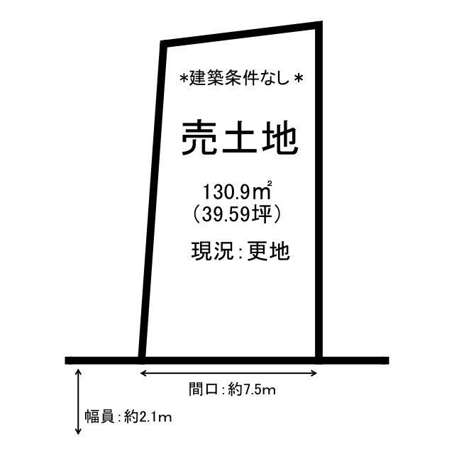 鳥取市吉方温泉2丁目土地の土地図