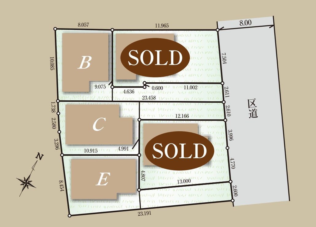 中野区上鷺宮５丁目　戸建の区画図|区画図

現地ご見学希望・資料請求などお気軽にお問い合わせ下さい！
03-5990-5201