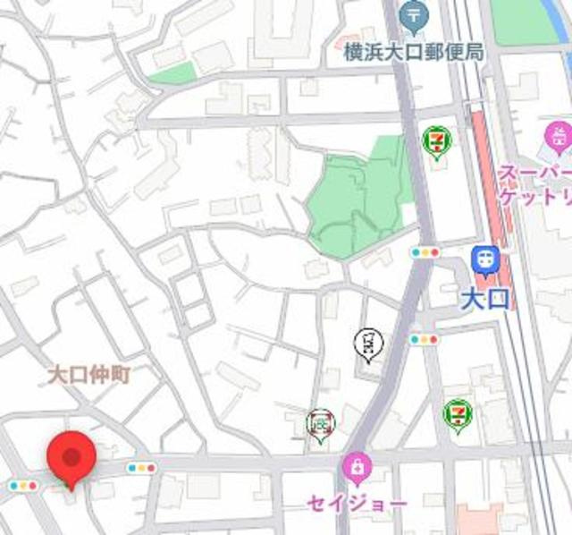 Ｔ’ｓ　Ｈｏｕｓｅ　横浜大口の地図