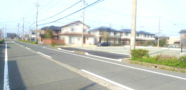 SUNタウン旭Ⅱ-4(南西)の前面道路含む現地写真