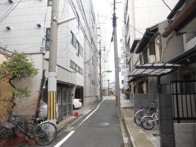 シャトーふくの周辺|前面道路