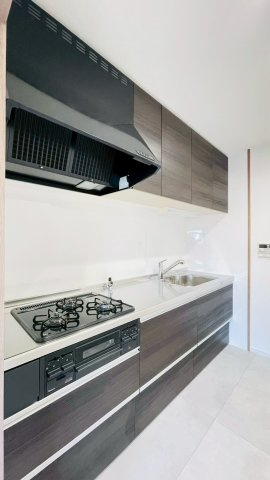 シャンテ川西1号棟のキッチン|システムキッチン