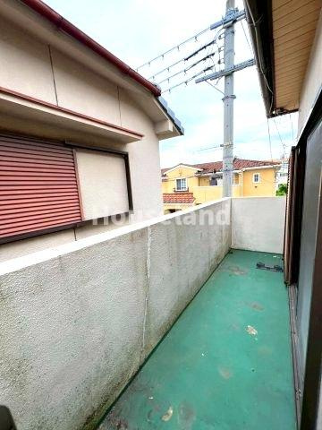 和歌山市有本貸家のバルコニー