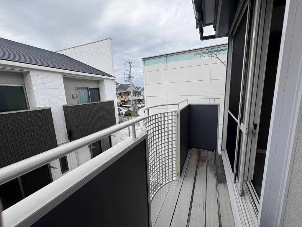 コーポTのバルコニー