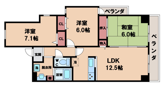 【間取り】 | ホワイトマンション
