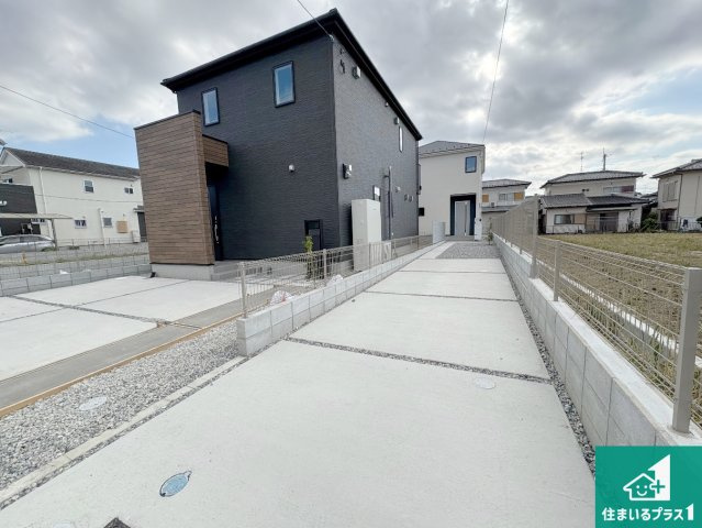 近江八幡市安土町常楽寺　第24-1期　新築一戸建ての外観|お客様に長く安心して住んでいだだける事にこだわった家づくり！住んでからのアフターサービスにもしっかりと取り組んでいます！