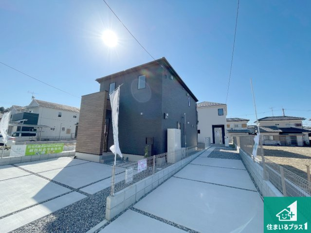 近江八幡市安土町常楽寺　第24-1期　新築一戸建ての外観|安心の10年保証！外観を美しく保ち、雨水で汚れを落とします！気になることがありましたら、お気軽にお問い合わせください！