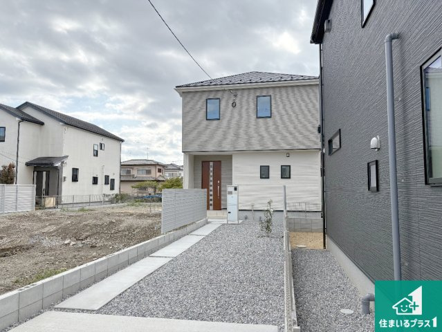 近江八幡市安土町常楽寺　第24-1期　新築一戸建ての外観|安心の10年保証！外観を美しく保ち、雨水で汚れを落とします！気になることがありましたら、お気軽にお問い合わせください！