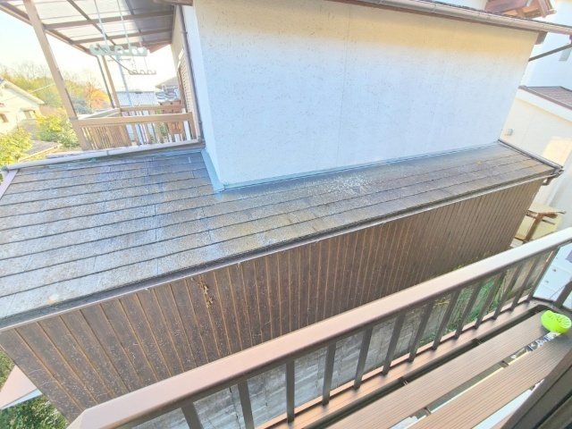 小園荘　南棟のバルコニー