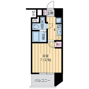ドゥーエ江坂Ⅲの間取り