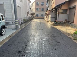 【前面道路含む現地写真】 | ◆前面道路をアスファルト舗装しました◆現地（2025年11月）撮影