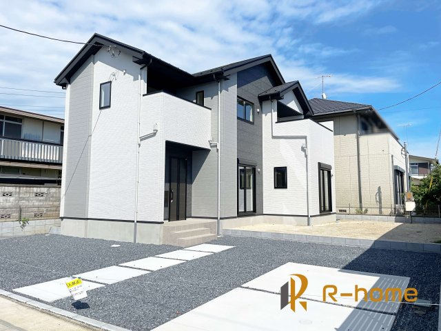 水戸市平須町12期　新築戸建て　1号棟の外観|ご予約を頂ければ、『平日』はもちろん『早朝』や『夜間』もご見学可能です♪お気軽にお申し付けください♪