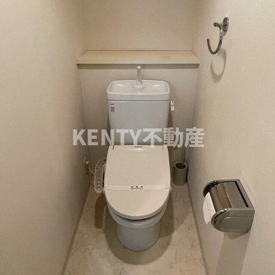 【トイレ】 | レジディア東品川 | 落ち着いた色調のトイレです