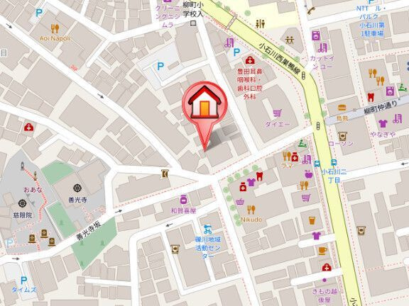 レジディア文京小石川Ⅱ の地図|レジディア文京小石川Ⅱ 