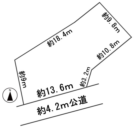 ６５２７２　揖斐郡揖斐川町市場土地の区画図