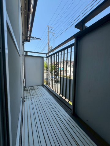 サニーハイツ北別府のバルコニー