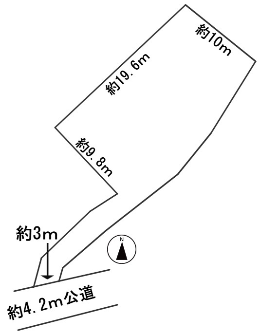 ６５２７３　揖斐郡揖斐川町市場土地の区画図