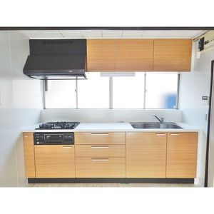 落合町貸家のキッチン