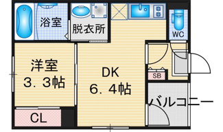 【間取り】 | Boul' Mich' | 略図の為、現状優先