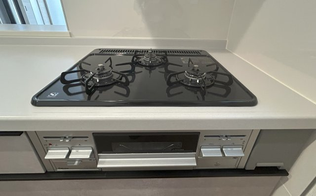 和泉市伏屋町1丁目新築戸建7号棟の設備|ガスコンロ