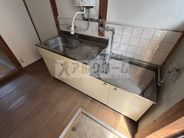 柏原市玉手町のアパートのキッチン
