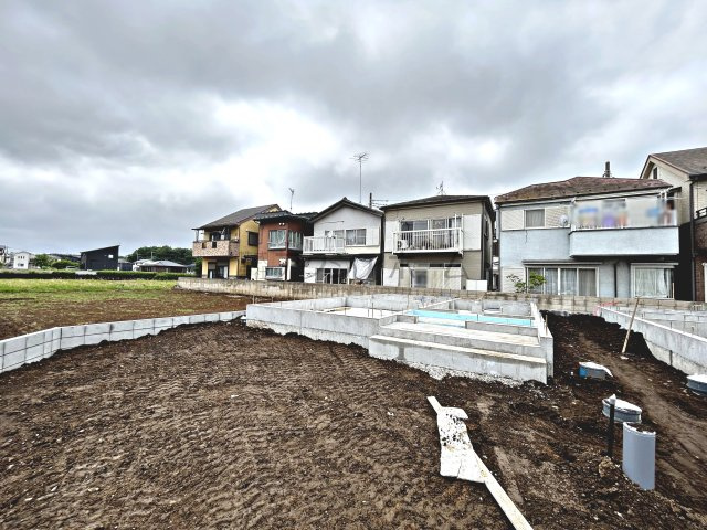 狭山市北入曽・全4棟　新築一戸建　4号棟　～広々49坪以上～の外観|建築中写真　2025年5月12日撮影
