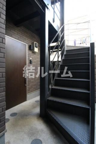 練馬区貫井１丁目のアパートのロビー