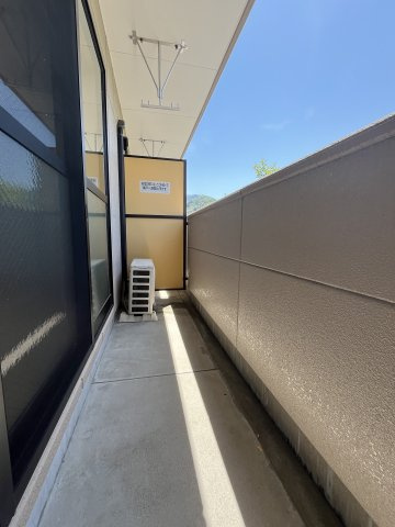 ハイム　アメニティのバルコニー