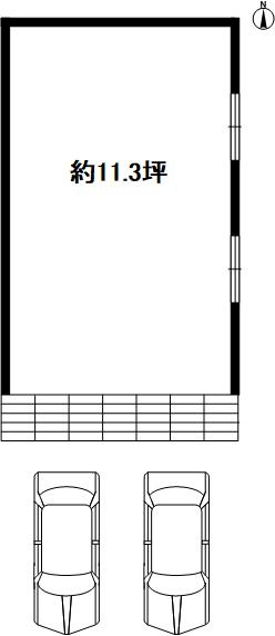 坂本ハイツ　東側の間取り