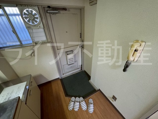 八戸ノ里グリーンハイツの玄関|落ち着いた玄関です