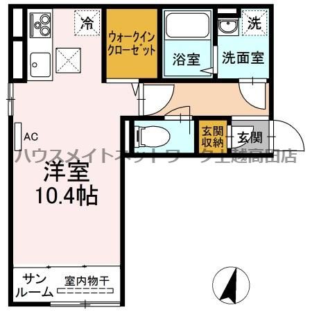 ヴィラ ラピスラズリの間取り|間取図
