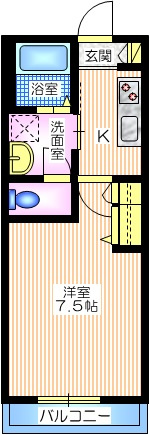 メゾン・ド・バレーの間取り
