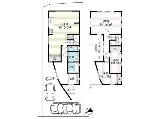 【間取り】 | 伏見区桃山紅雪町　中古戸建