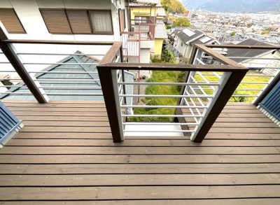 【バルコニー】 | 伏見区桃山紅雪町　中古戸建