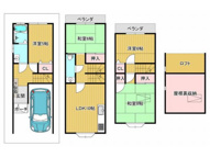 山科区北花山横田町　中古戸建の画像